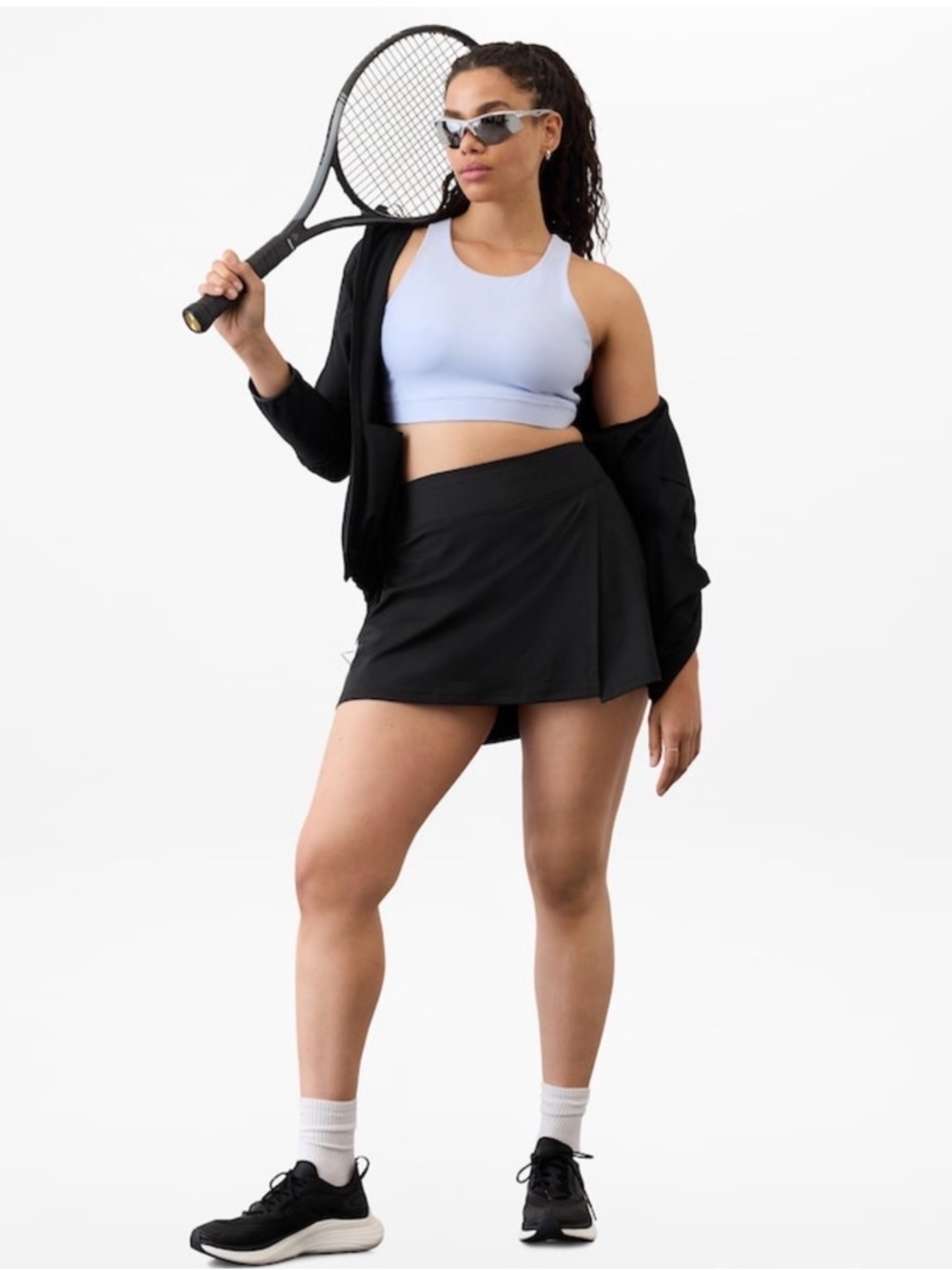 NWT Athleta Crosscourt Black Skort Size XS
